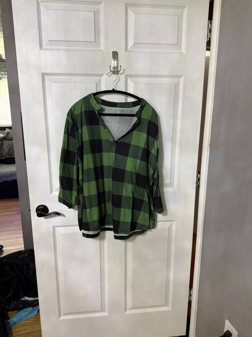 Amazon Green & Black Flannel